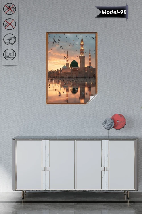 Mescidi Nebevi Tablo - Poster Dini (Model- 98)