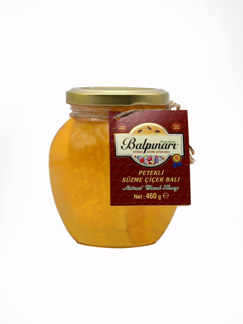 Petekli Süzme Çiçek Balı - - 450 gr