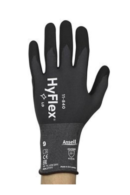 11-840 HYFLEX SİYAH KÖPÜK NİTRİL KAPLI ELDİVEN - 4131A