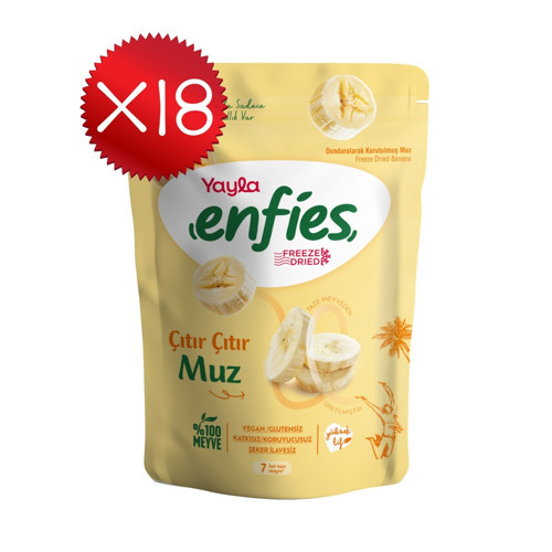 Enfies Freeze Dried Muz 20 g x18