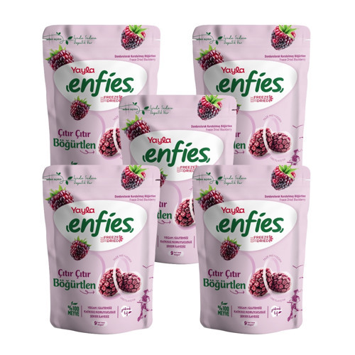Enfies Freeze Dried Böğürtlen 15 g x5