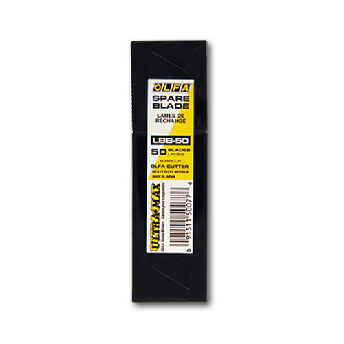 LBB-50 Extra Keskinleştirilmiş Excel Black Serisi Maket Bıçağı Yedeği (50 li)
