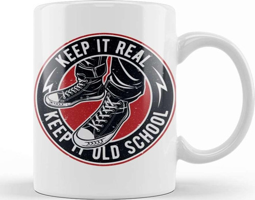 Keep It Old School Kupa Bardak Porselen