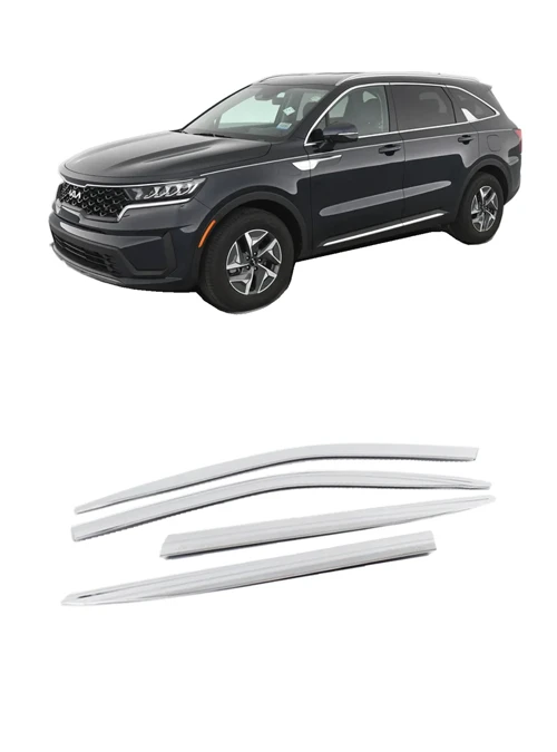 Kia Sorento 2021 ve Sonrası ABS Krom Cam Rüzgarlık OEM