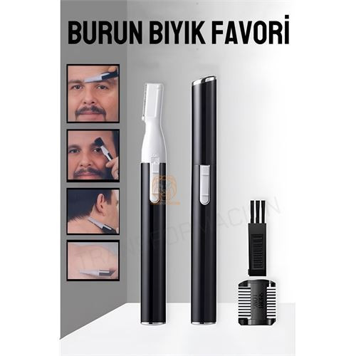 ieg™ Turk Erkek Bıyık Favori Düzeltici Kulak Ense Kaş Burun Kıl Alıcı
