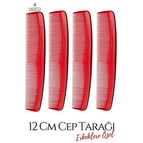 ieg™ Turk 12 Cm Erkek Cep Tarağı 4 ADET