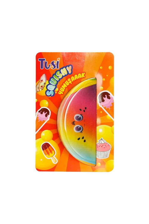 PopŞeker Tusi Squishy Karpuz: Dev Slow Rising Meyve! Stres Atan Eğlenceli Köpük Oyuncak