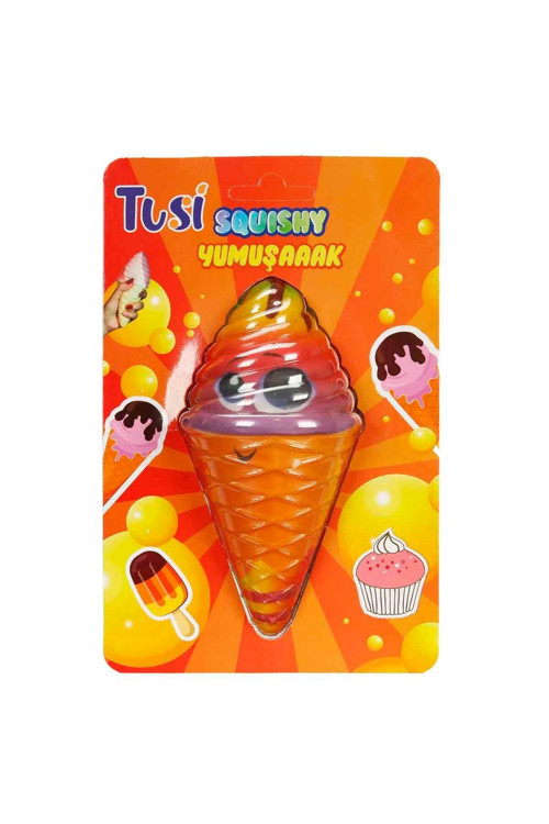 PopŞeker Squishy Dondurma: Stres Atan Yumuşacık Köpük Oyuncak!