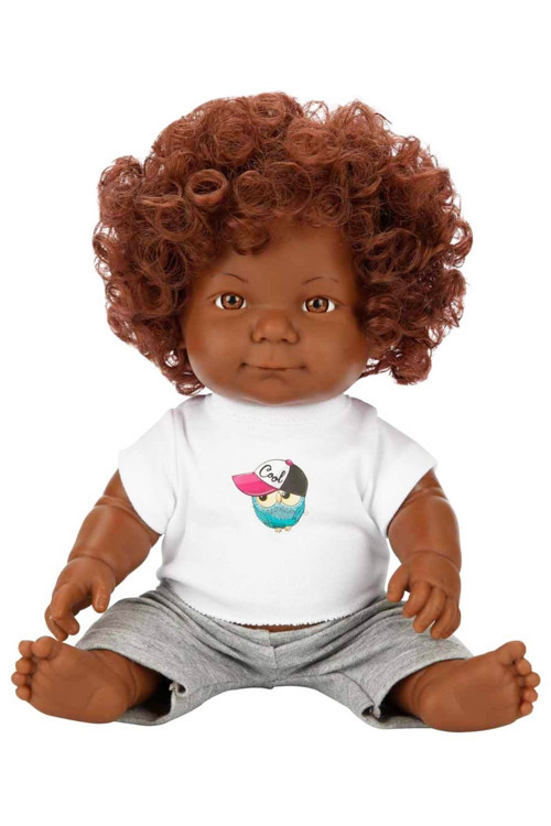 PopŞeker Minik Göbek ve Kıvırcık Saçlarıyla 35cm. Dada Bebek!