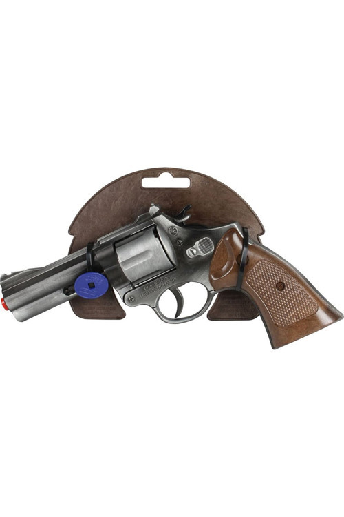 PopŞeker Gonher Metal Revolver 12'li: Kapsül Patlatan Gerçekçi Oyuncak Silah