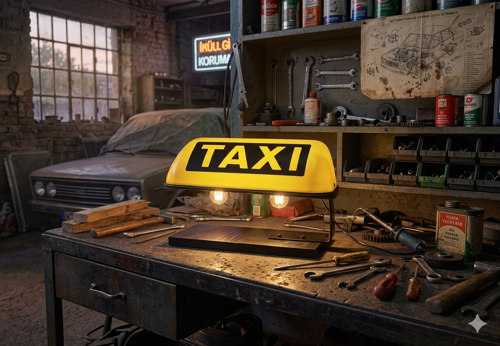 İkonik "Taxi" Masa Lambası