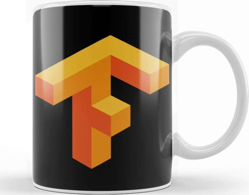 Tensorflow Logo 01 Kupa Bardak Porselen