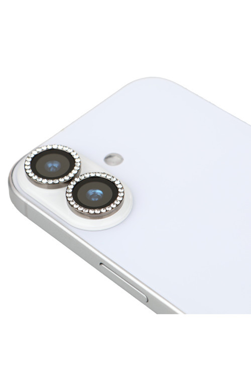 iPhone 17 Uyumlu Diamond Elmas Grisi Taşlı Kamera Lens Muhafaza Lüks Kırılma Karşıtı Aksesuar Grubu