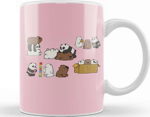 We Bare Bears Cute Kupa Bardak Porselen