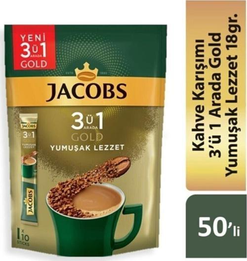 3ü1 Arada Gold Kahve Karışımı Yumuşak Lezzet 50 Adet