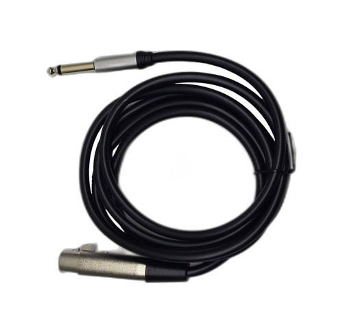 1.8 Metre 6.35 Mm To Xlr Erkek Ses Kablosu - Çivi Jak To Xlr Konnektör Mikser Ve Amfi Kablosu
