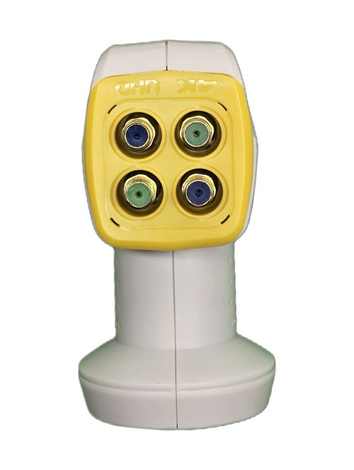 4 Lü Lnb - 4k Ultra Hd Uyumlu Quad Universal Lnb - Konnektör Koruyucu Kapaklı