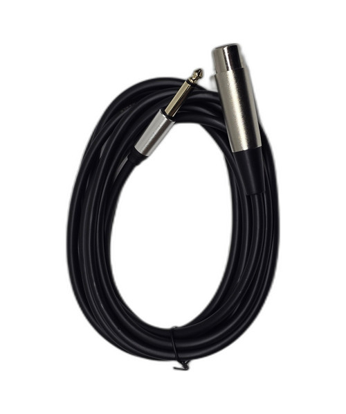 3 Metre 6.35 Mm To Xlr Erkek Ses Kablosu - Çivi Jak To Xlr Konnektör Mikser Ve Amfi Kablosu
