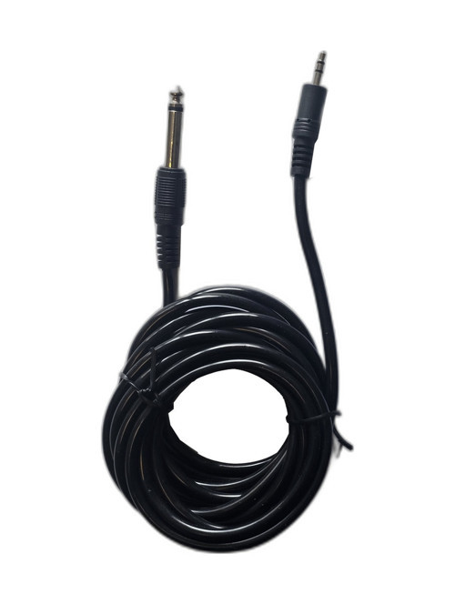 6.35 Mm To 3.5 Mm Aux Ses Kablosu - Gitar Amfi Hoparlör Ve Kulaklık Dönüştürücü Kablo 3metre
