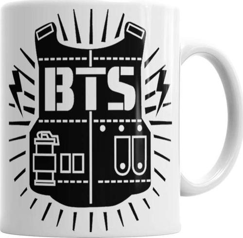 Bts Kore Müzik Kupa Bardak Porselen
