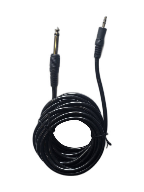 5 Metre 6.35 Mm To 3.5 Mm Aux Ses Kablosu - Gitar Amfi Hoparlör Dönüştürücü Mono Kablo