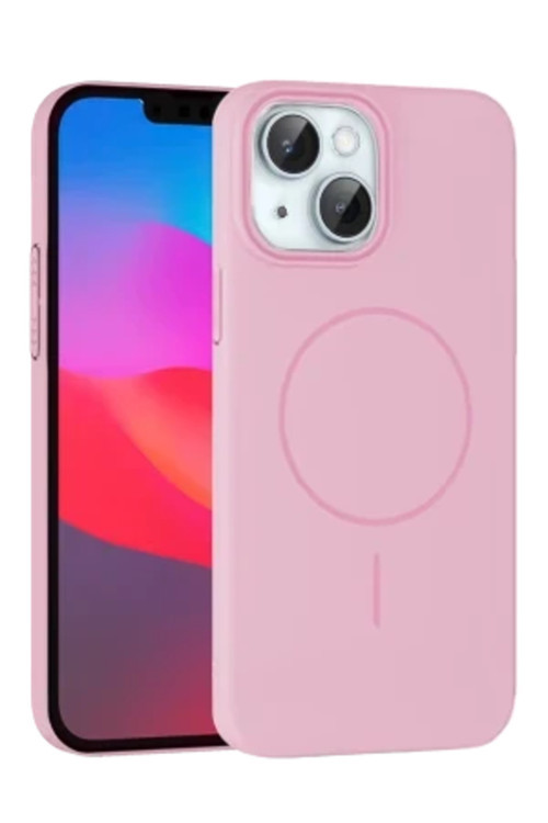 iPhone 15 Plus Kılıf M-Safe Şarj Özellikli Kapak Azn-Broş