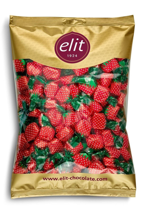 Çilek Dolgulu Bonbon Şeker 1Kg Glutensiz