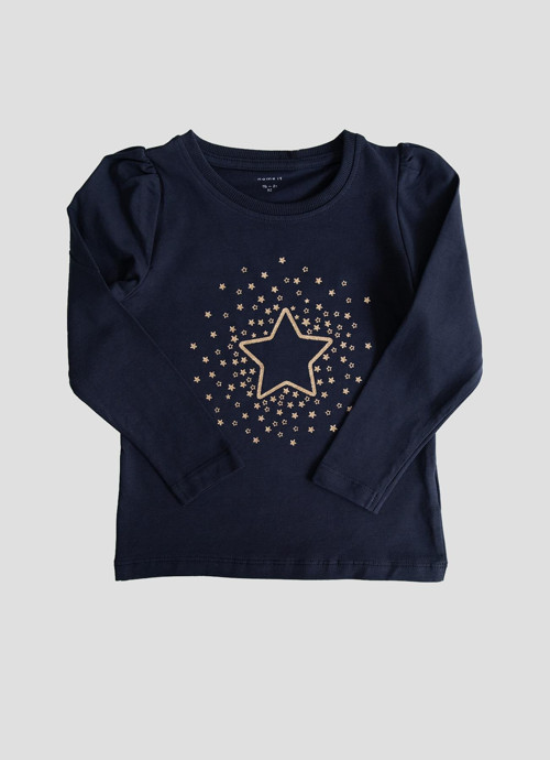 TSHIRT UZUN KOL LACİVERT