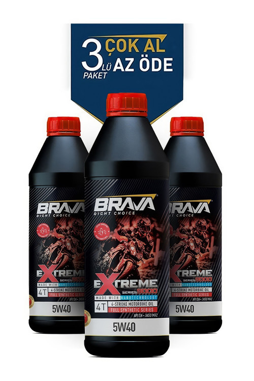EXTREME 9000 4T 5W40 3X 1 LT MOTOR YAĞI
