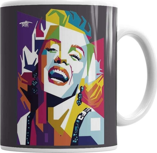 Marilyn Monroe Kupa Bardak Porselen