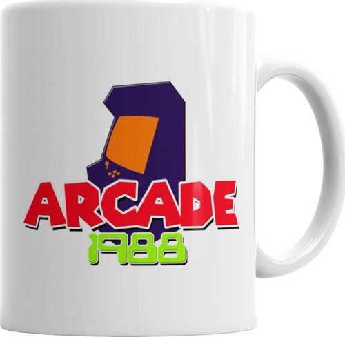 Arcade 1988 Atari Kupa Bardak Porselen