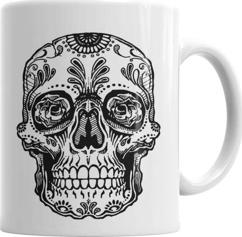 Mexıcana Skull Kupa Bardak Porselen