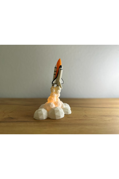 Tasarım Roket Uçak Tealight Masa Üstü Dekoratif Hediyelik Figür