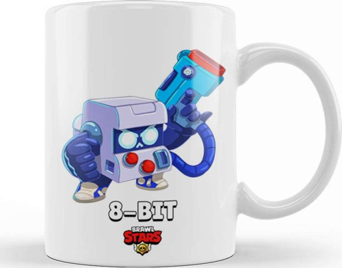 Brawl Stars 8 Bit Kupa Bardak Porselen