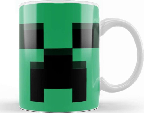 Minecraft Creeper Kupa Bardak Porselen