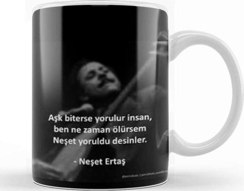 Neşet Ertaş Söz 0 Kupa Bardak Porselen