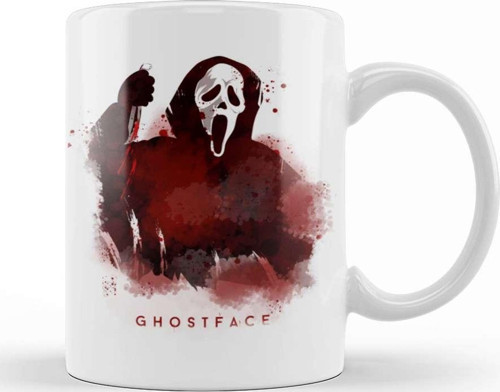 Scream Ghost Face Kupa Bardak Porselen