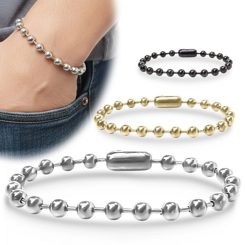 Top Çelik Zincir Bileklik 6mm 3351CZB2D15