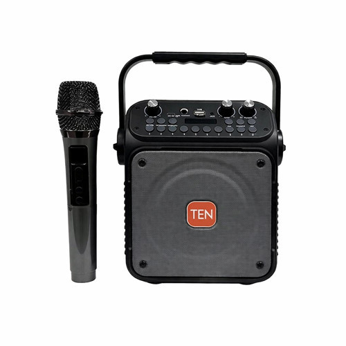 Ten,5'' Taşınabilir Rehber Anfi + Kablosuz El Mikrofonlu | Bluetooth’lu Mevlüt ve Organizasyon Ses Sistemi