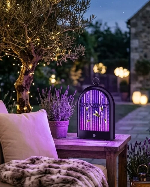 ieg™ Şarjlı UV Böcek Öldürücü Lamba Balkon ve Bahçe İçin Uygun