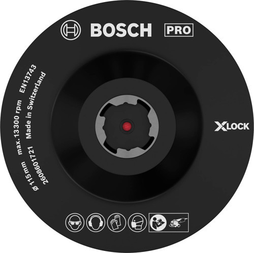 Professional Destek Diski (Cırt Cırtlı, X-Lock Ile), 2608601721, Ø 115 Mm