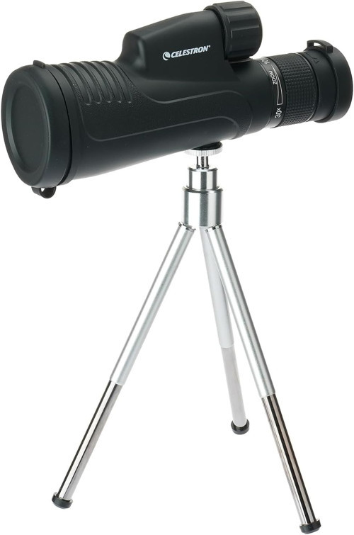 72373 Outland X 10 – 30 X 50 Mm Su Geçirmez Monoküler, Tripodlu, Temizleme Bezi, Lens Kapa