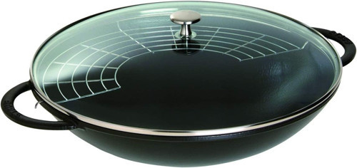405093980 Izgara Aparatlı Döküm Wok Tencere