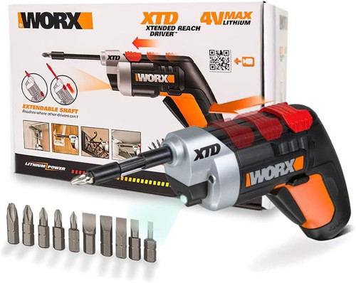 Wx252 4Volt/1.5Ah. Li-Ion Şarjlı Tornavida + 10 Adet Bits Uç