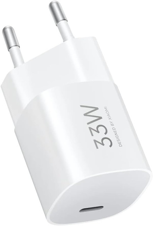 33W Nano Power Adapter (Usb-C) Eu Küçük Ve Kompakt Hızlı Şarj Adaptörü Beyaz, Xiaomi 33W Nano