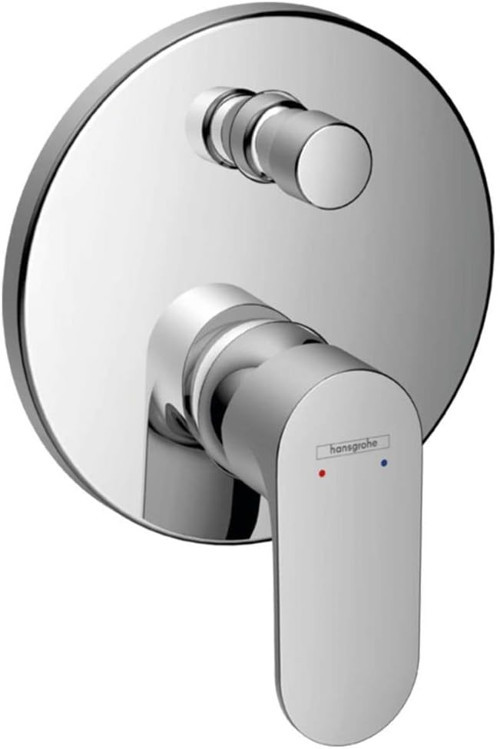 Rebris S Küvet Armatürü, Sıva Altı Banyo Armatürü, 2 Fonksiyonlu, Krom
