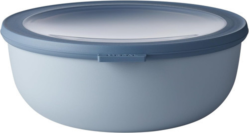 Multi Bowl Cirqula Round Yuvarlak Saklama Kabı 2250 Ml- Nordic Blue-İskandinav Mavisi