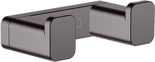 Addstoris 7,62 Cm Çift Kanca, Fırçalanmış Siyah Krom, 41755340