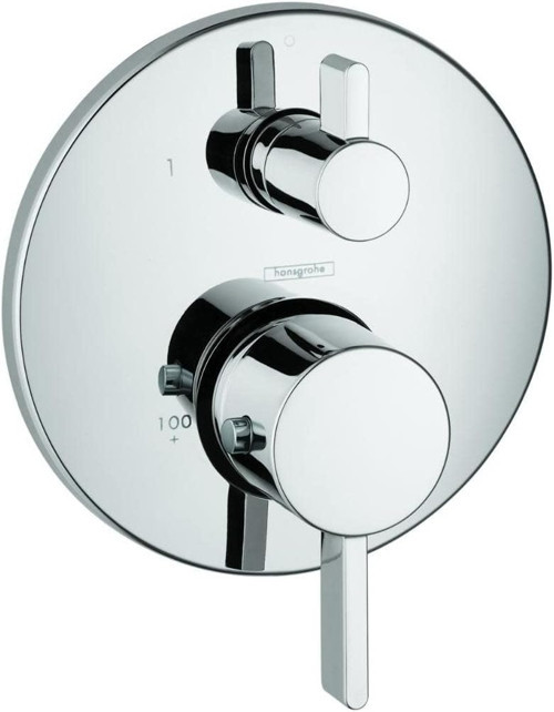 04231000 S Termostatik Trim With Volume Control And Diverter, Chrome By