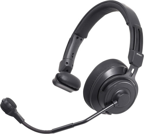 Audio-Technica Bphs2S Tek Kulaklı Yayın Kulaklığı Dinamik Mikrofonlu (Xlr + 6.3Mm)